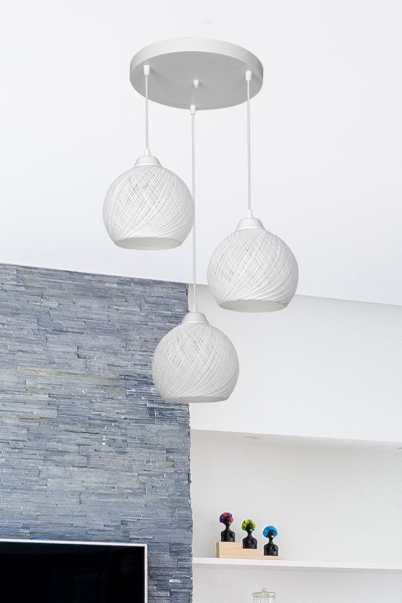 Подвесной светильник Toplight Lizbeth TL1612R-03WH