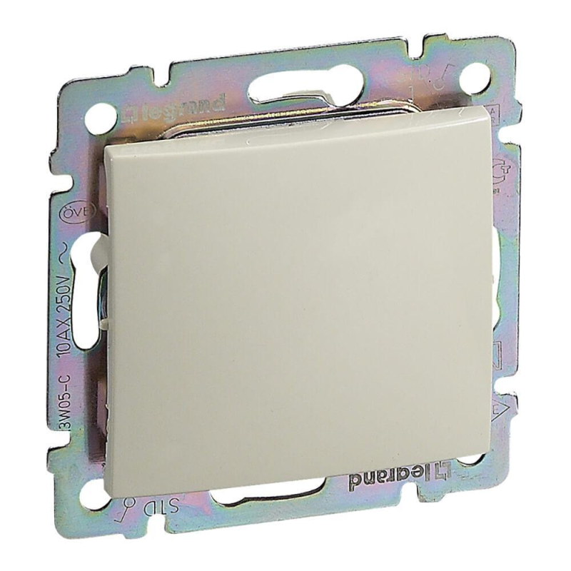 Выключатель одноклавишный Legrand Valena 10A 250V IP44 cлоновая кость 774101