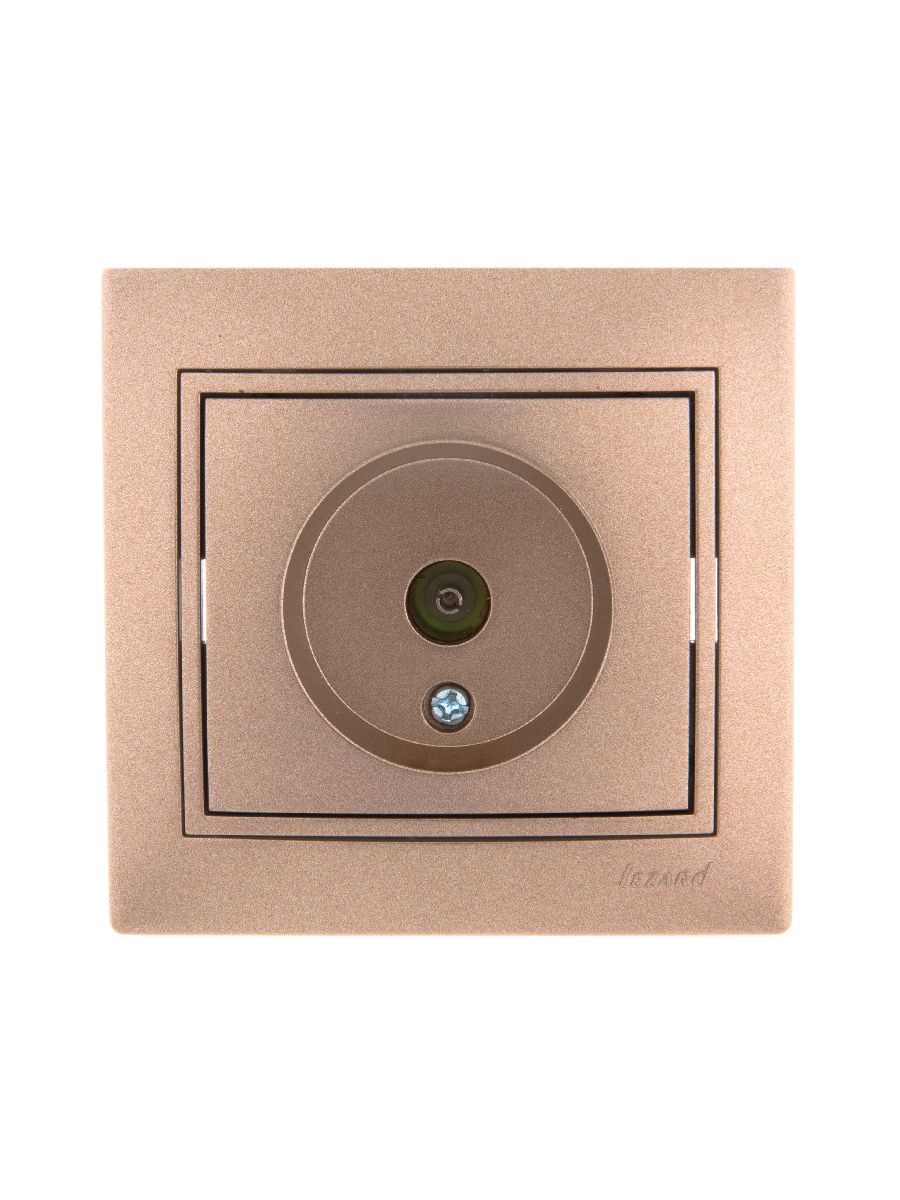 Розетка ТВ оконечная Lezard Mira 701-3131-130