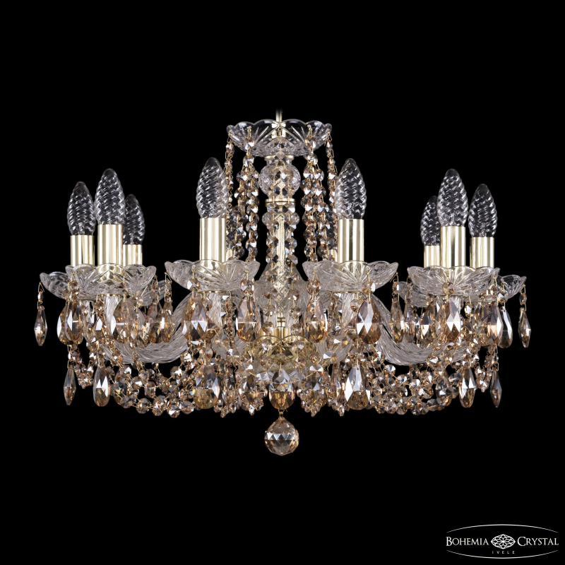 Подвесная люстра Bohemia Ivele Crystal 1402/10/195 G R721