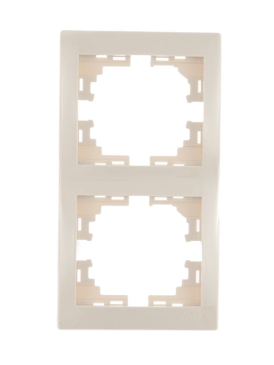 Рамка 2-местная вертикальная Lezard Mira 701-0300-152