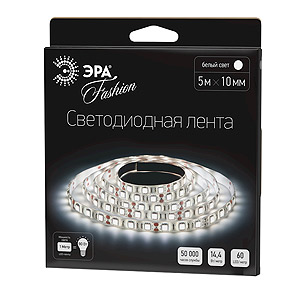 Светодиодная лента Эра LS5050-14,4-60-12-6500K-IP20-1 year 5m C0043045