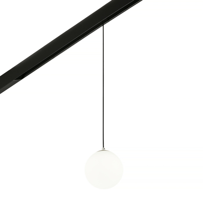 Трековый магнитный светильник Myfar Sphere MT0223-10W3K-S-B