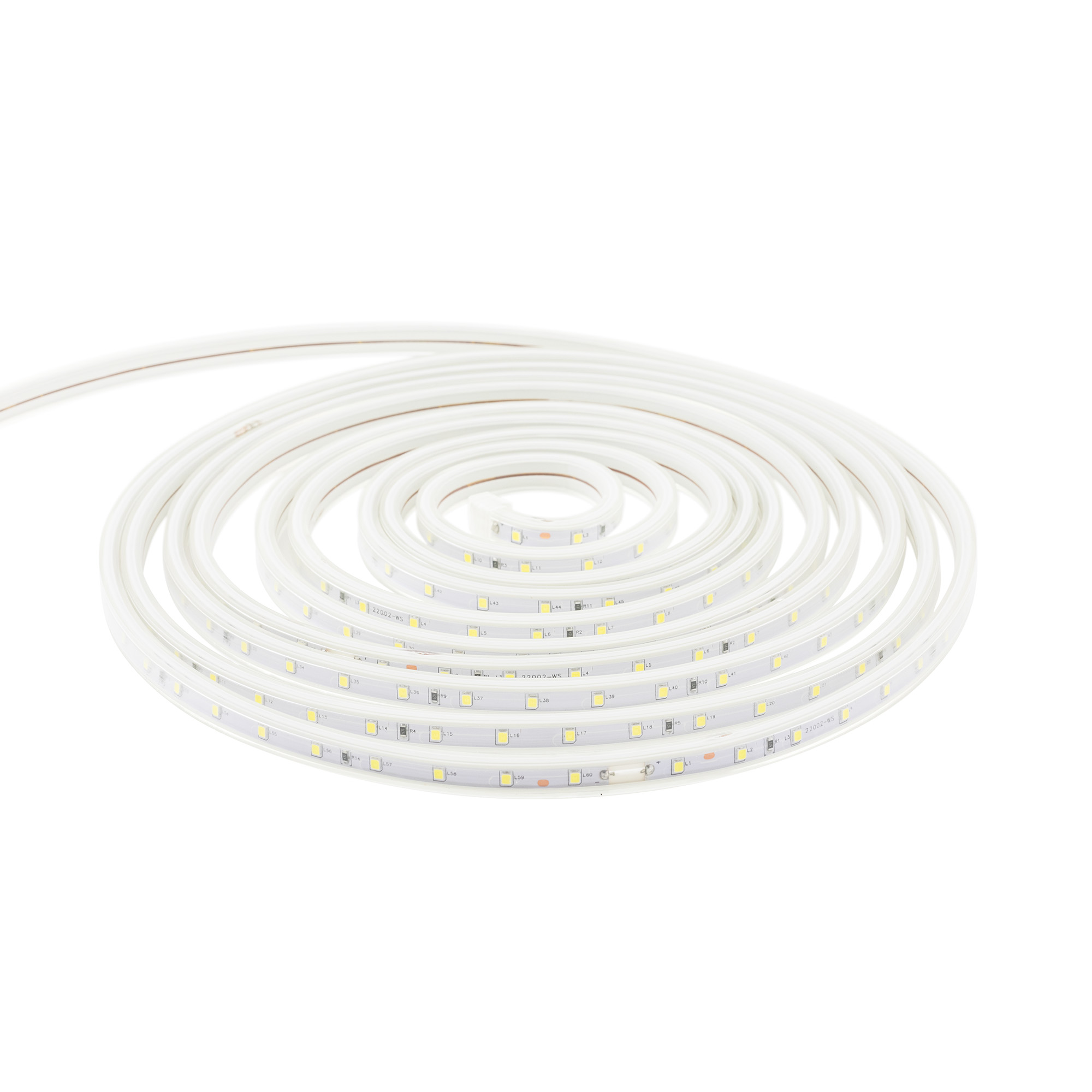 Комплект светодиодной ленты Apeyron 220В 6Вт/м smd2835 60д/м IP65 5м 6500К (сетевой шнур, заглушка, крепежи) 10-55