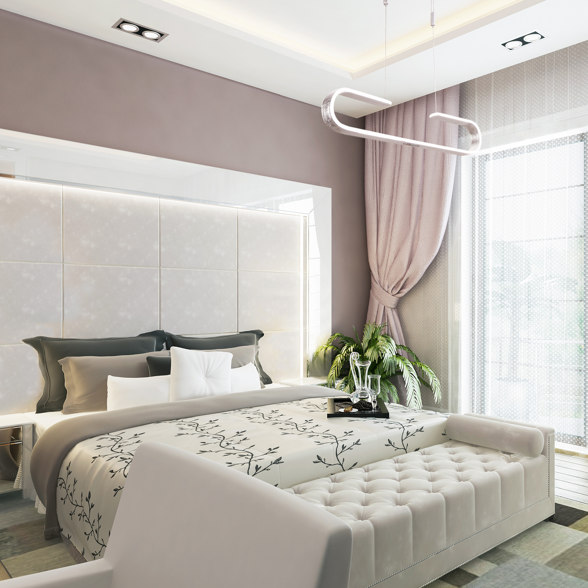 Подвесной светодиодный светильник Eurosvet Sender 90072/1 серебряный