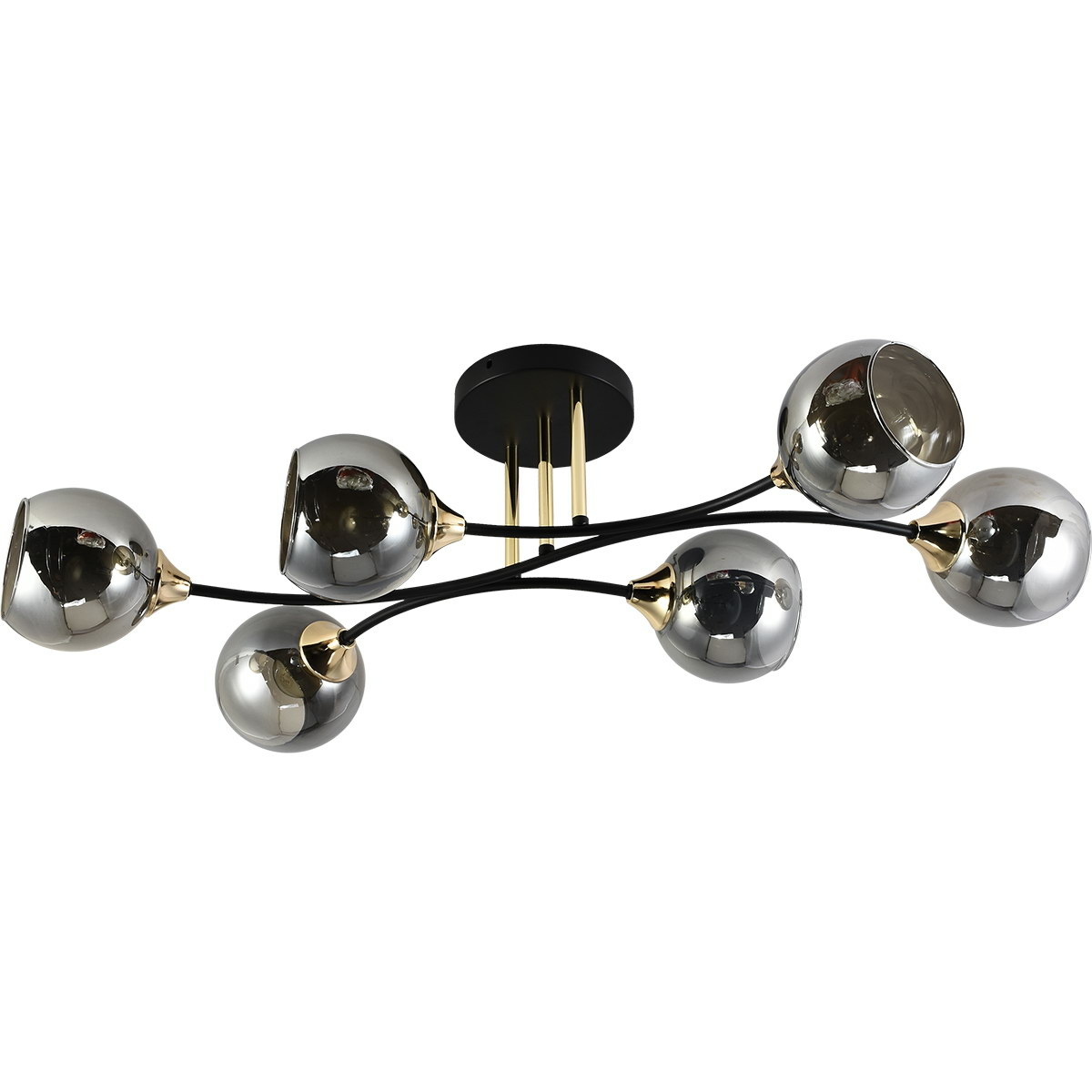 Люстра на штанге Reluce 11353-0.3-06A BK+FGD