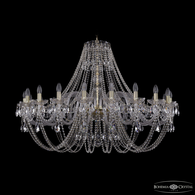 Подвесная люстра Bohemia Ivele Crystal 1406/20/460 G