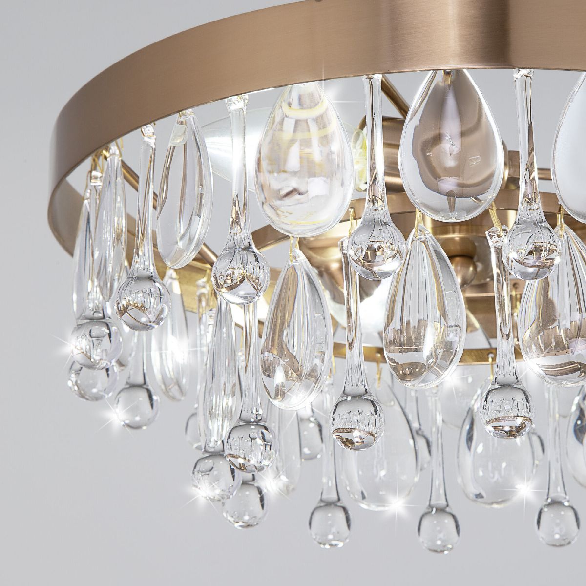 Подвесная люстра Eurosvet Sophie 60165/3 латунь Smart a065755