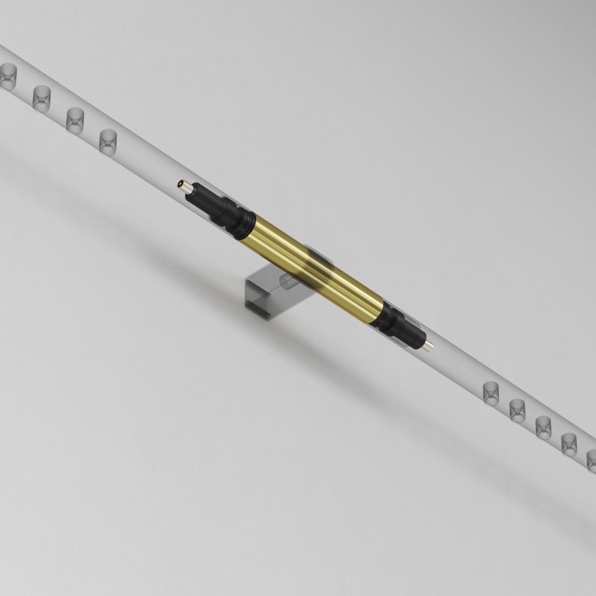 Прямой коннектор для штанговой системы Maytoni Axity CA004RC-BS