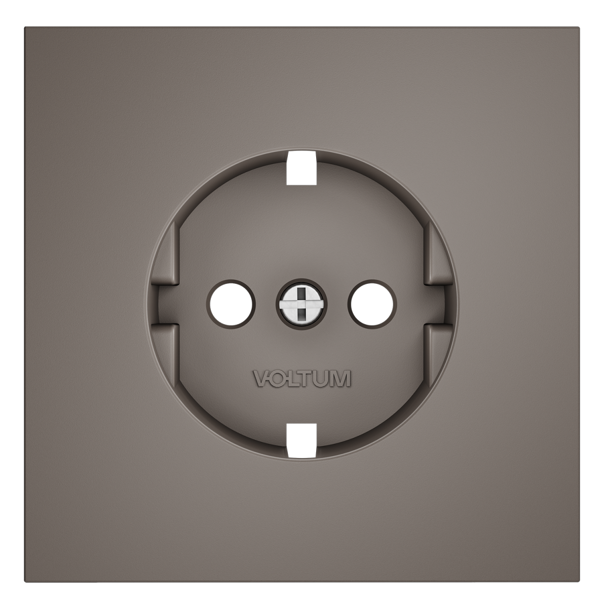 Накладка для розетки с заземлением Voltum S70 (капучино) VLS000614