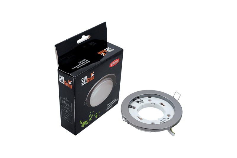 Встраиваемый светильник SWG GX53-H4-BCH 002301