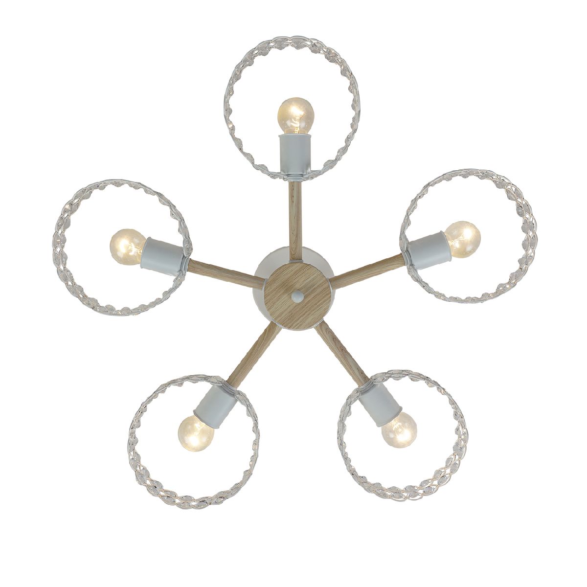 Люстра на штанге Escada Banjo 679/5P White