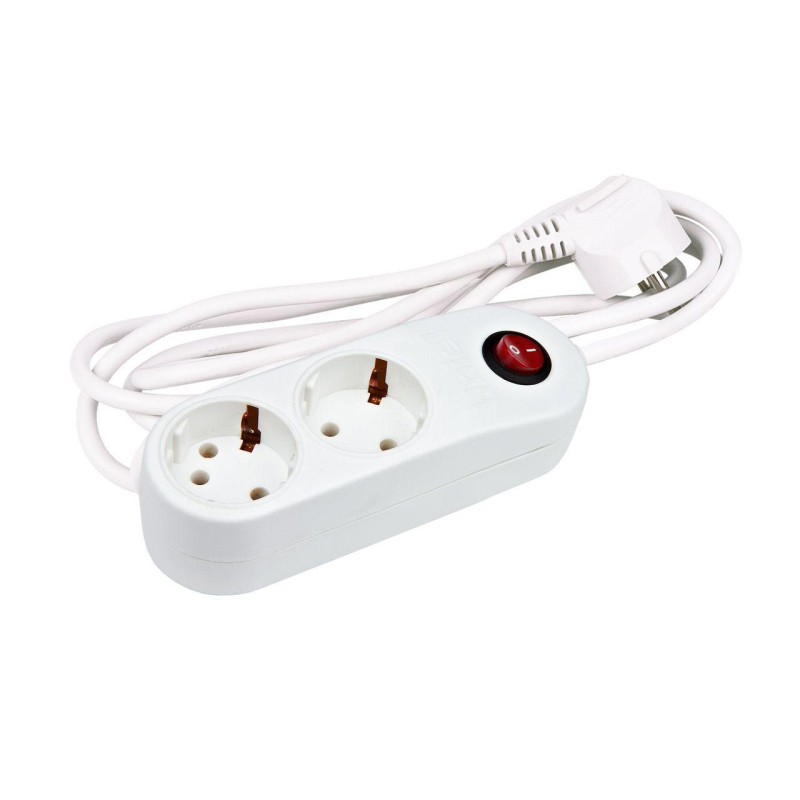 Удлинитель (07051) Uniel 2гн х 1,5м с/з Exclusive S-GCE2-1,5B