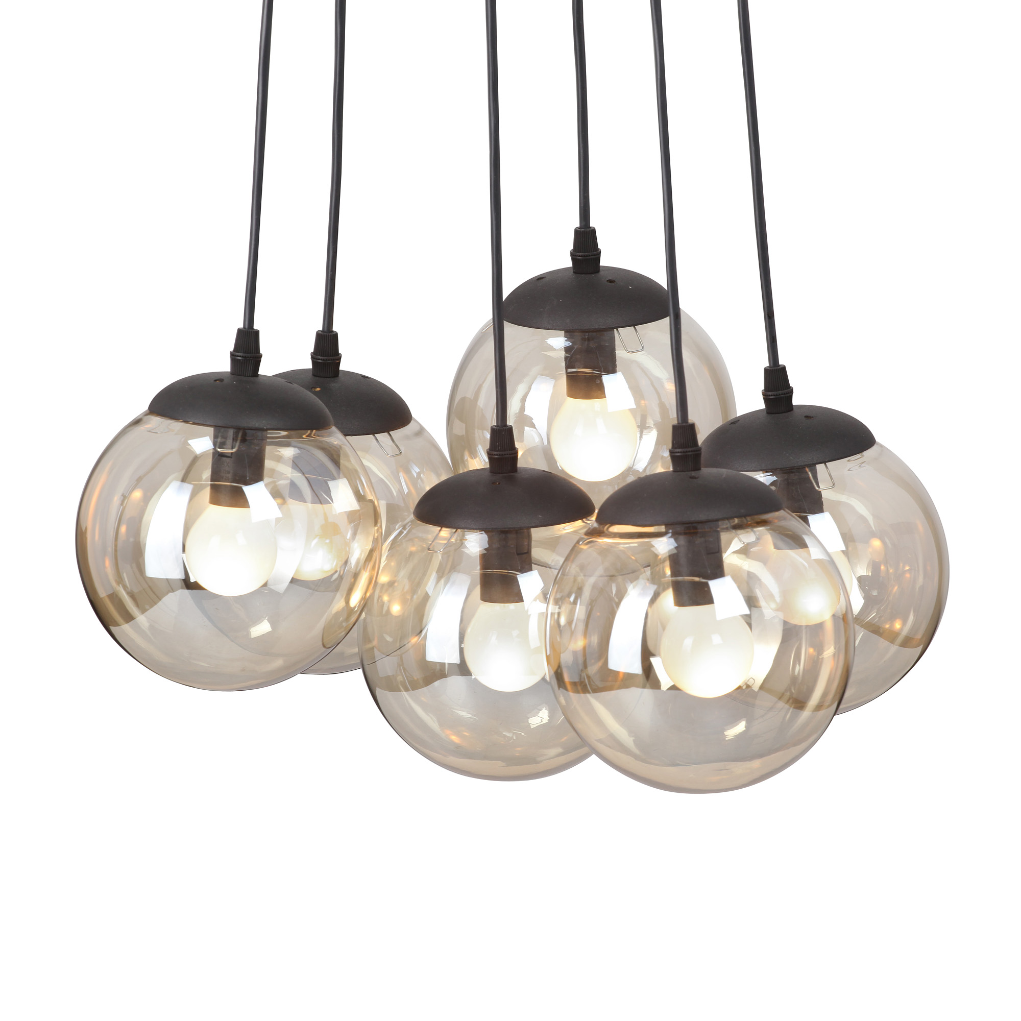 Подвесная люстра шар Vitaluce V3979-1/6S