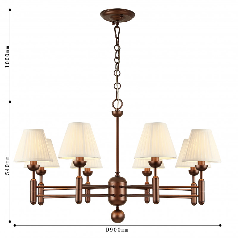 Подвесная люстра Favourite Avangard 2953-8P