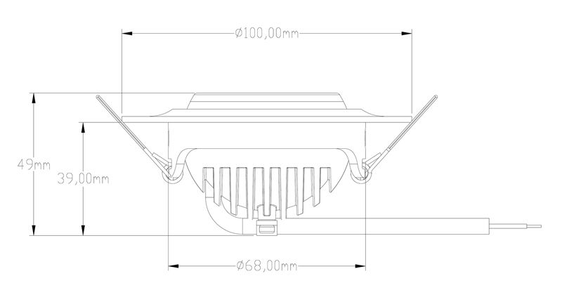 Встраиваемый светильник Deko-Light Saturn 565201