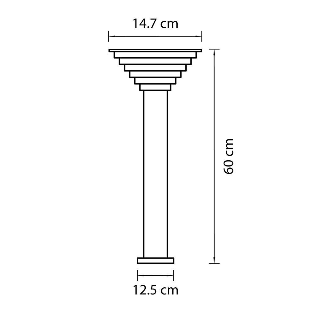 Уличный светодиодный светильник Lightstar Piatto 379947