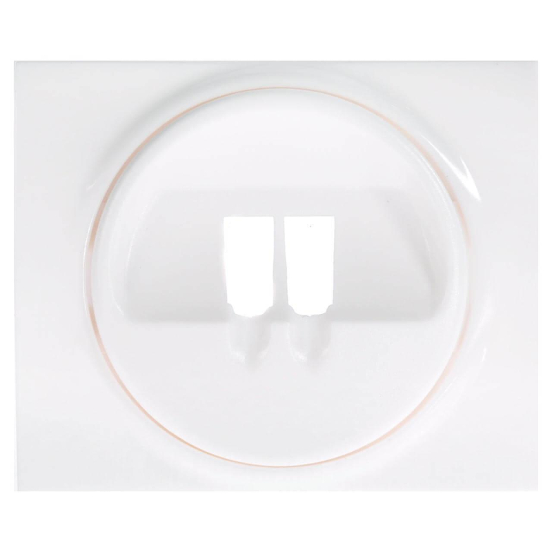 Лицевая панель Legrand Galea Life розетки акустических систем белая 771000