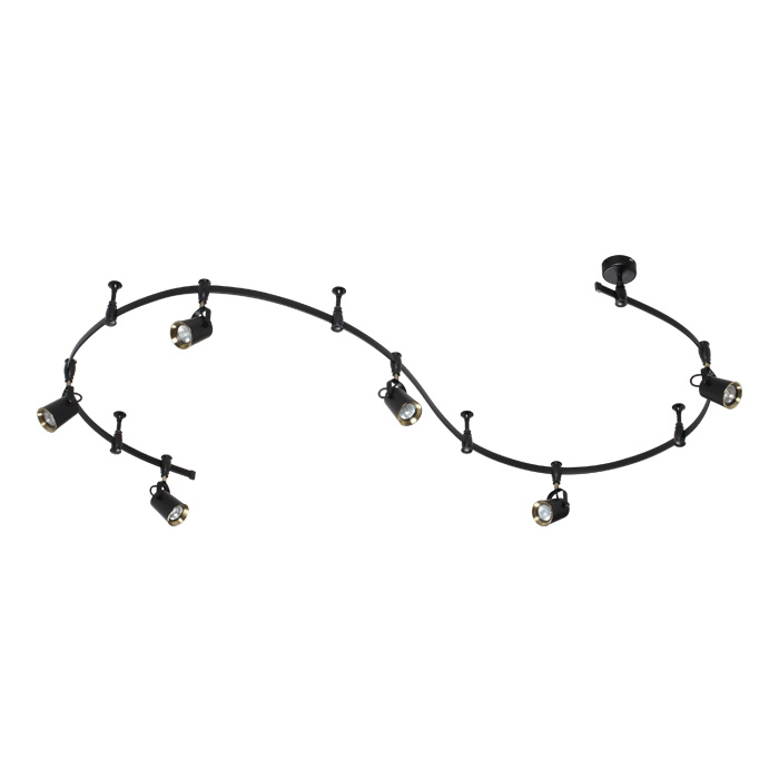 Трековая система Odeon Light Flexi Black 3629/6TR