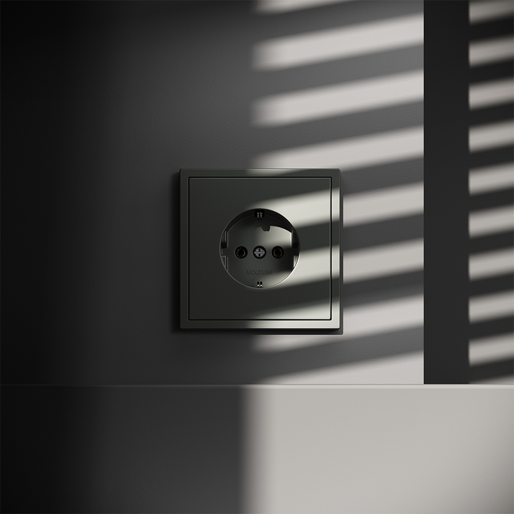 Розетка Voltum S70 VLS040106 (титан)