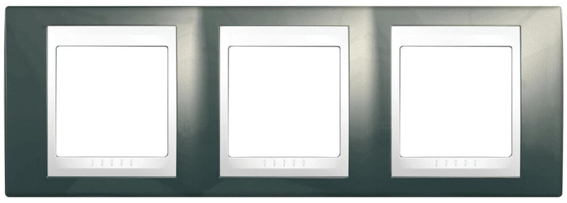 Рамка 3-постовая Schneider Electric Unica Хамелеон MGU6.006.824