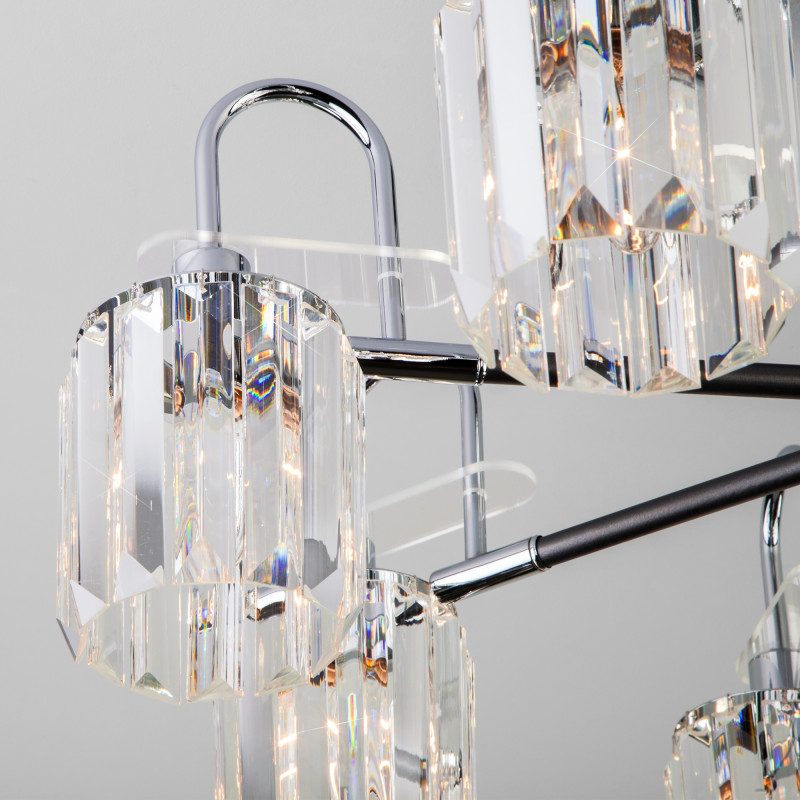 Люстра на штанге Eurosvet 70090/8 графит Smart a045142