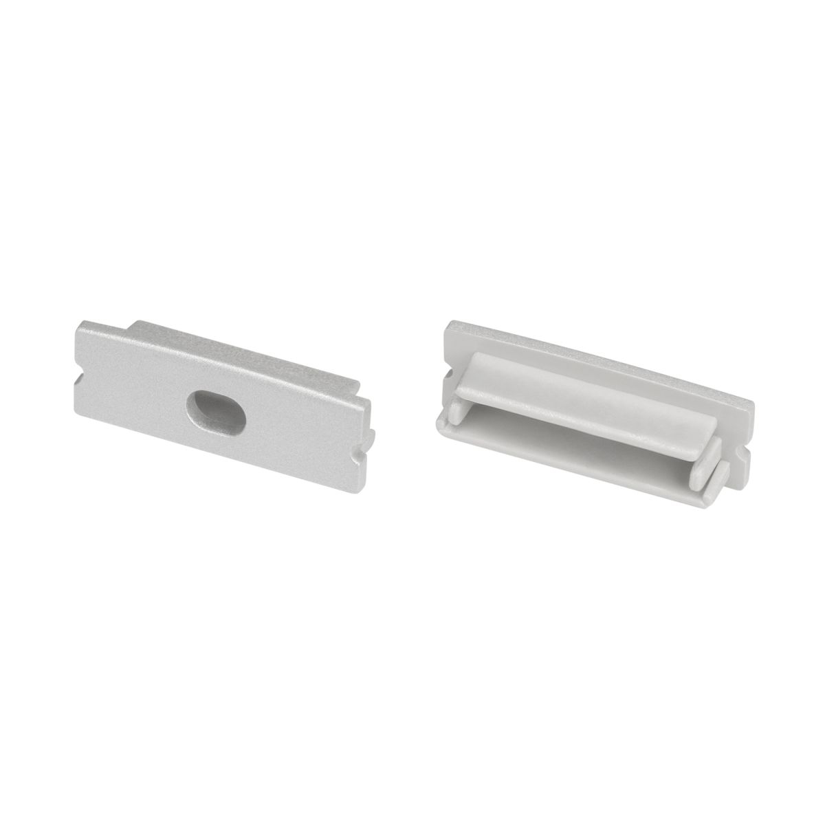 Заглушка Arlight LINE-3010 SILVER с отверстием (Пластик) 061547