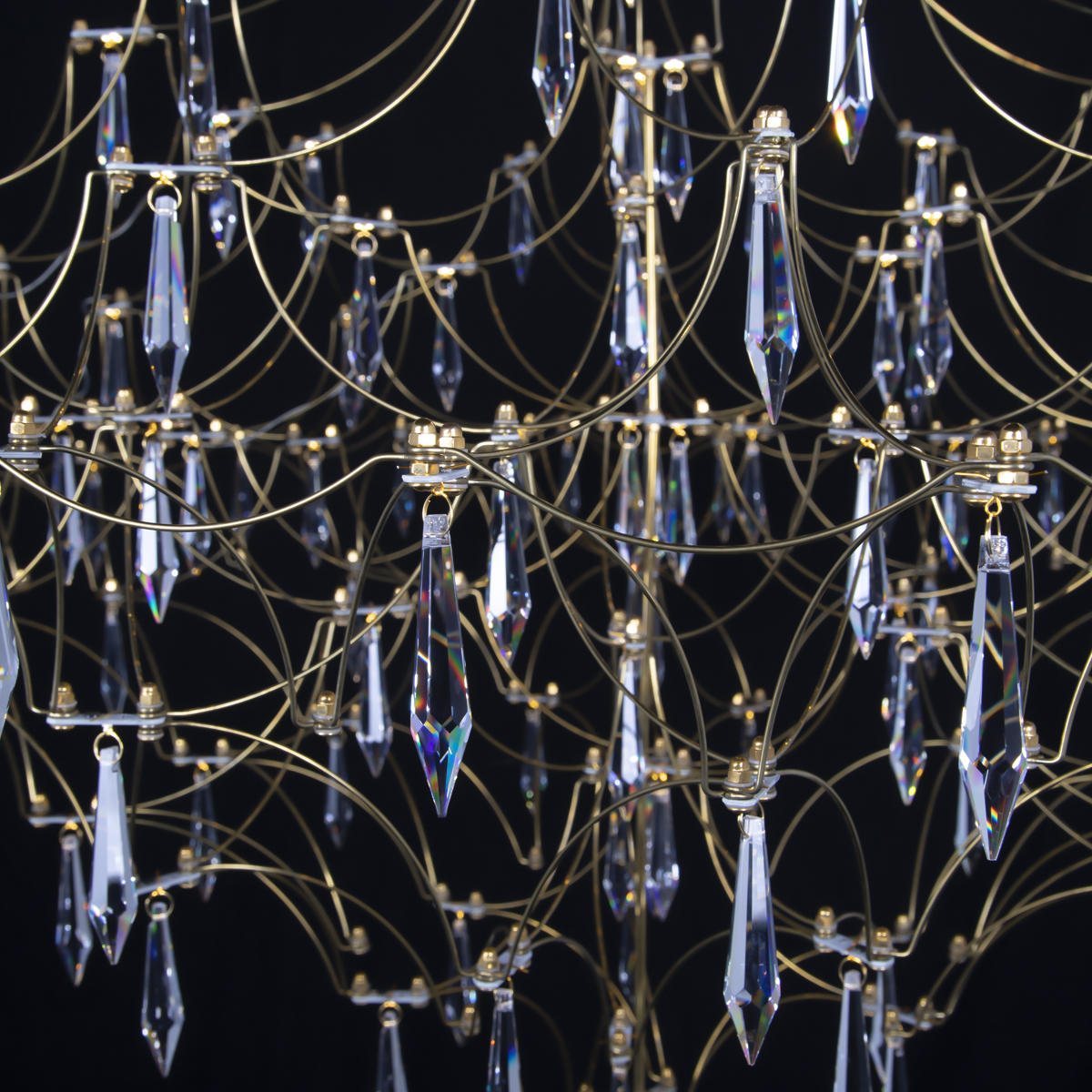 Подвесная люстра Loft IT Mira 10259/1200 Gold Asfour