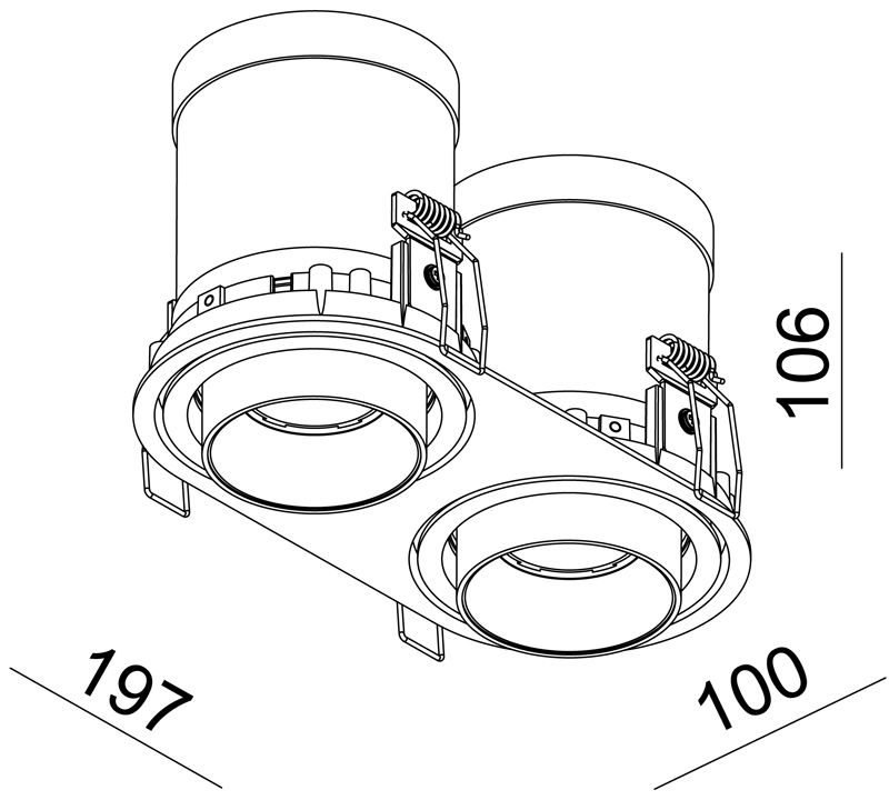 Встраиваемый спот Deko-Light Rigel Mini 565313