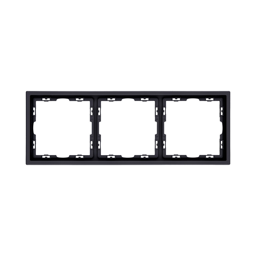 Рамка 3-постовая, черный матовый Kollinger Eclipse EC3BK