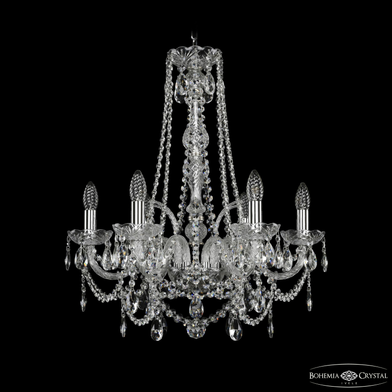 Подвесная люстра Bohemia Ivele Crystal 1411/6/195/h-62 Ni