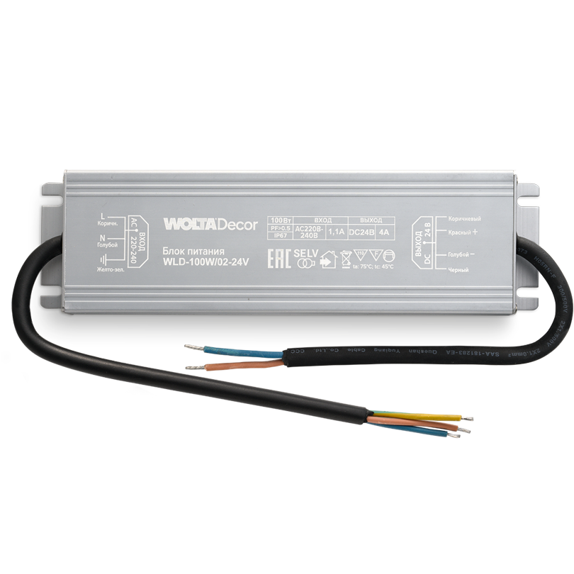 Блок питания Wolta WLD-100W/02-24V