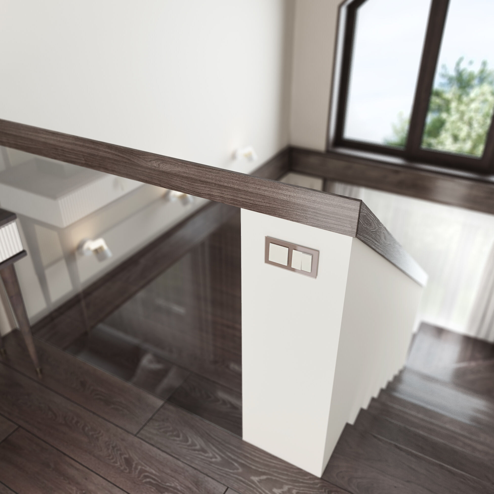 Перекрестный переключатель двухклавишный Werkel 4690389182150 W1123003 a058434