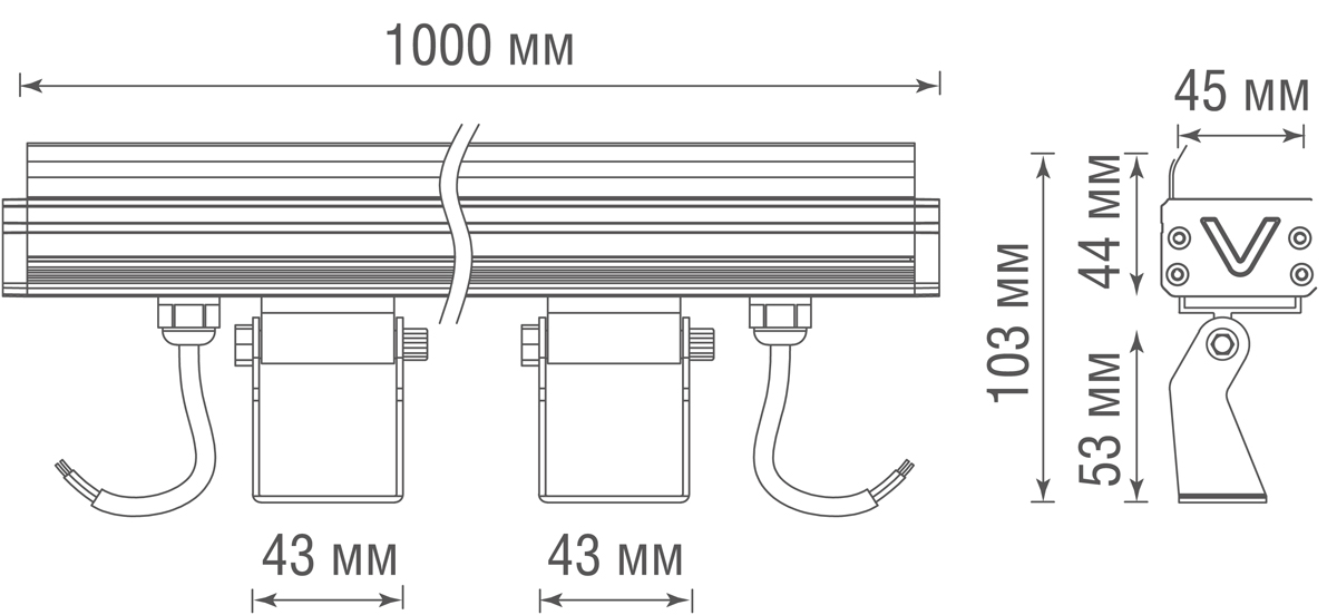 Ландшафтный светильник Donolux Eye DL20524W18DG 1000