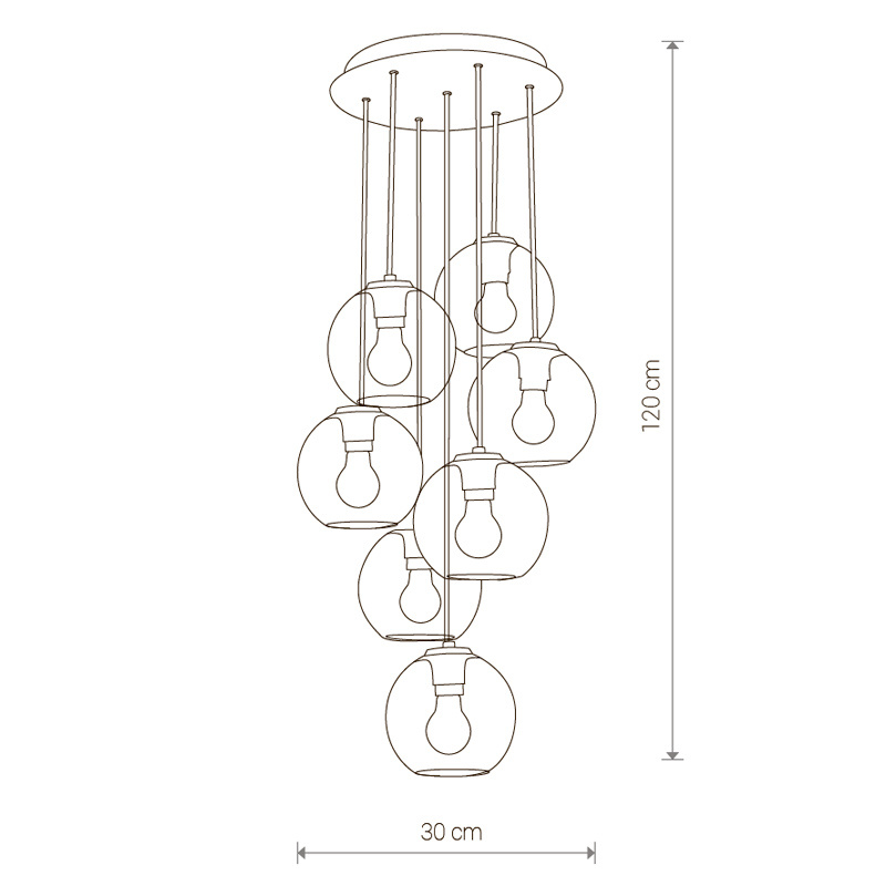 Подвесная люстра Nowodvorski Vetro 9131
