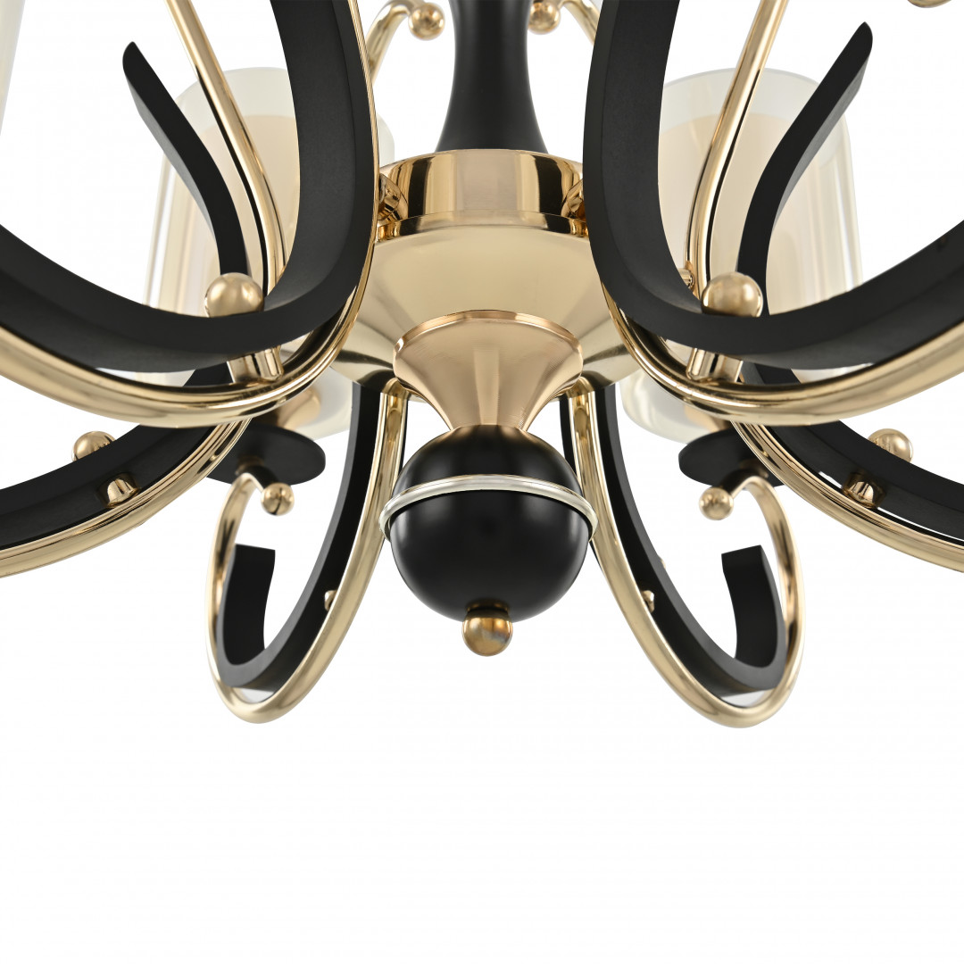 Подвесная люстра Arte Milano Florentia 302237/6 Bk/Gd
