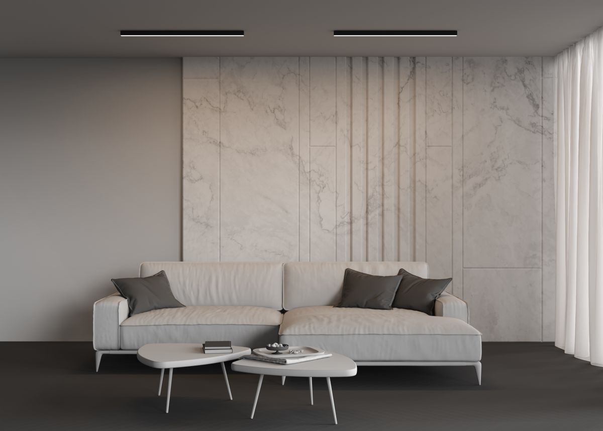 Линейный накладной светильник Maytoni Technical 4000K 35x35 (Черный, 1 м) LL311012