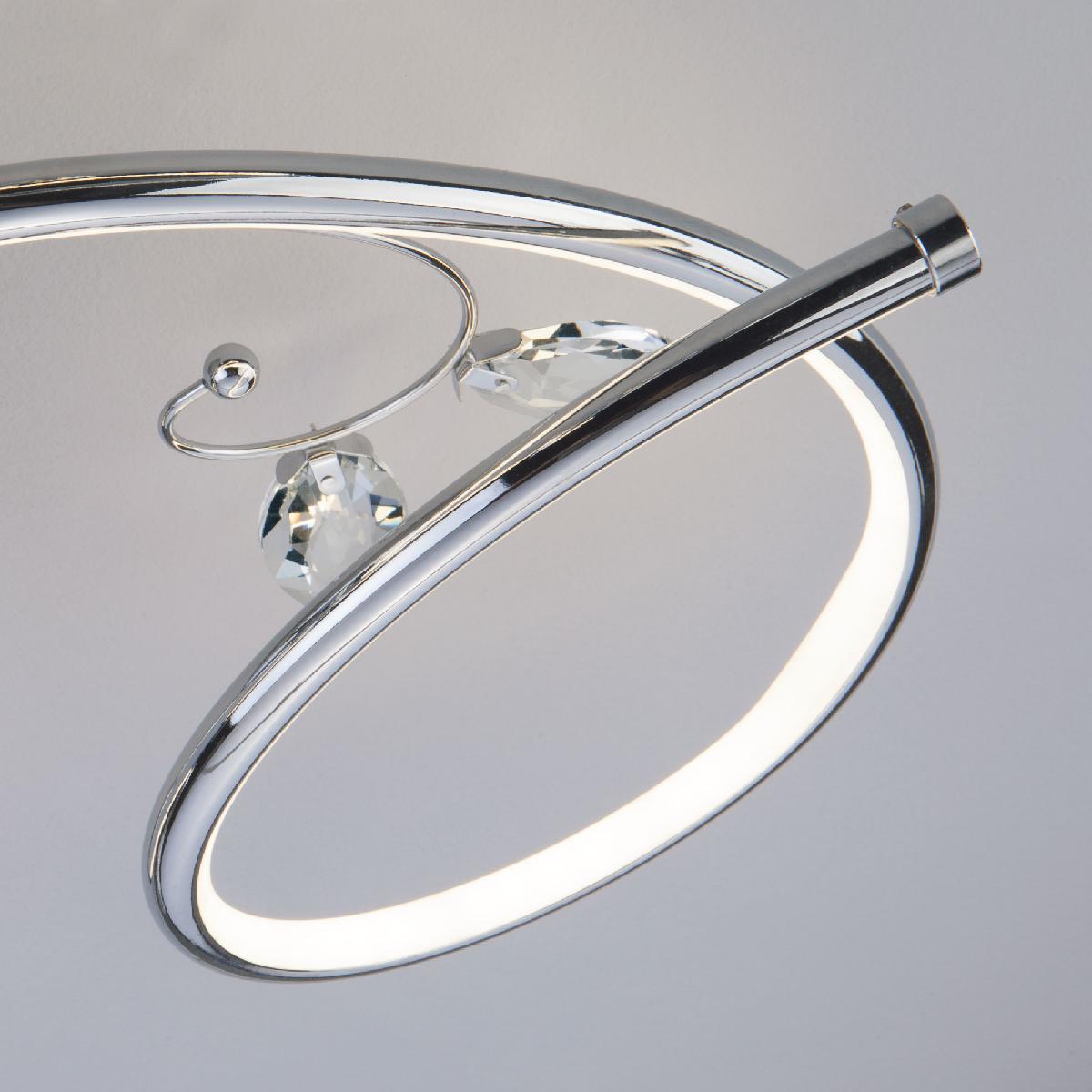 Потолочный светодиодный светильник Eurosvet Agata 90089/5 хром