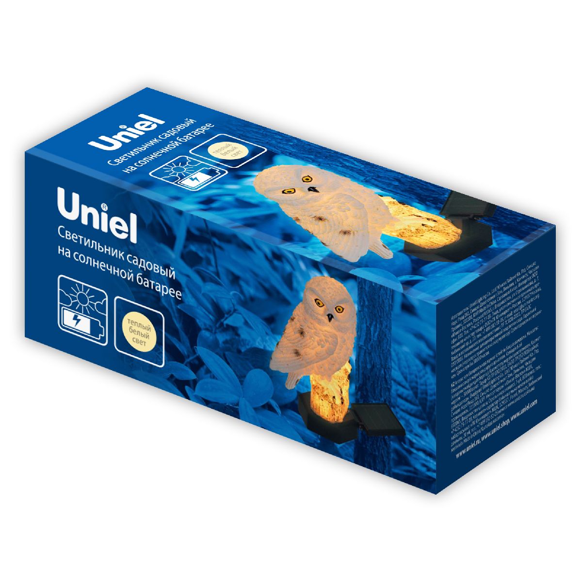 Садовый светильник на солнечной батарее Uniel USL-S-823/PM290 POLAR OWL UL-00011596