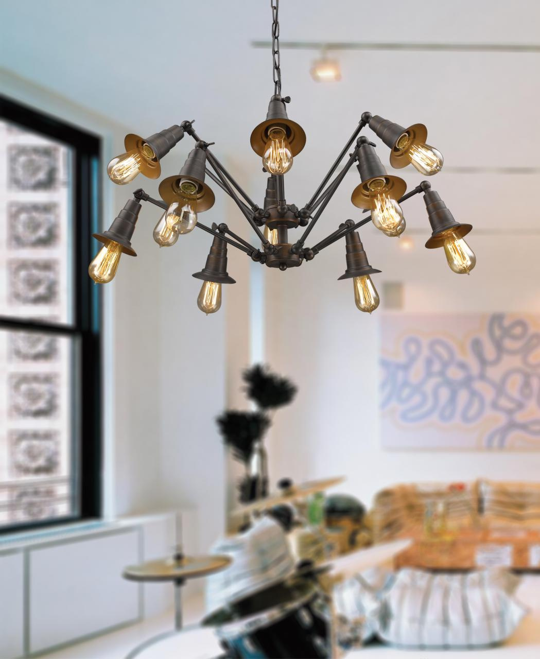 Подвесная люстра Favourite Spider 1476-12P