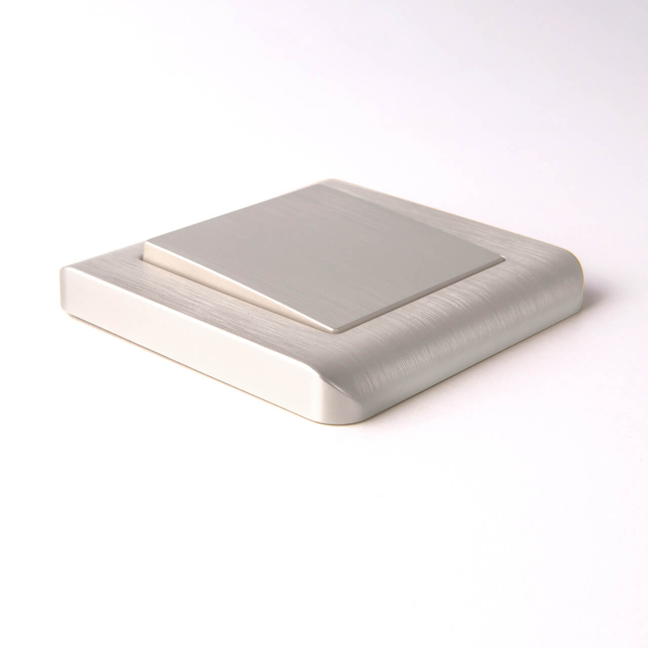 Выключатель Werkel одноклавишный проходной перламутровый рифленый W1112013 4690389160820