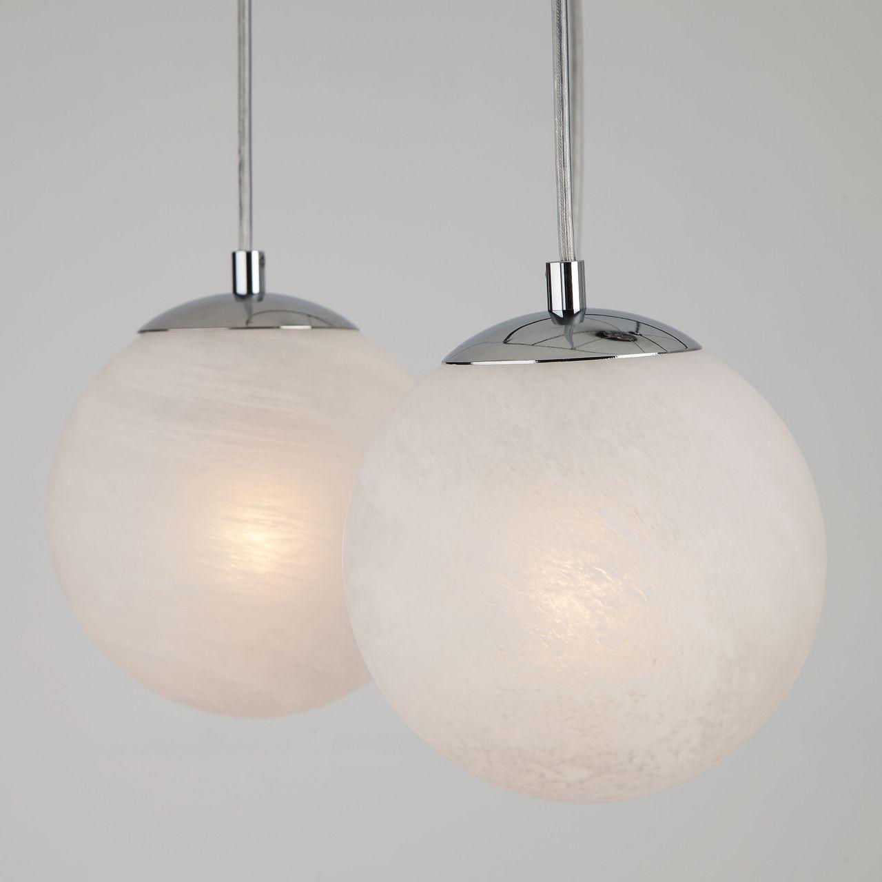 Подвесная люстра Eurosvet Globe 70069/6 хром/черный