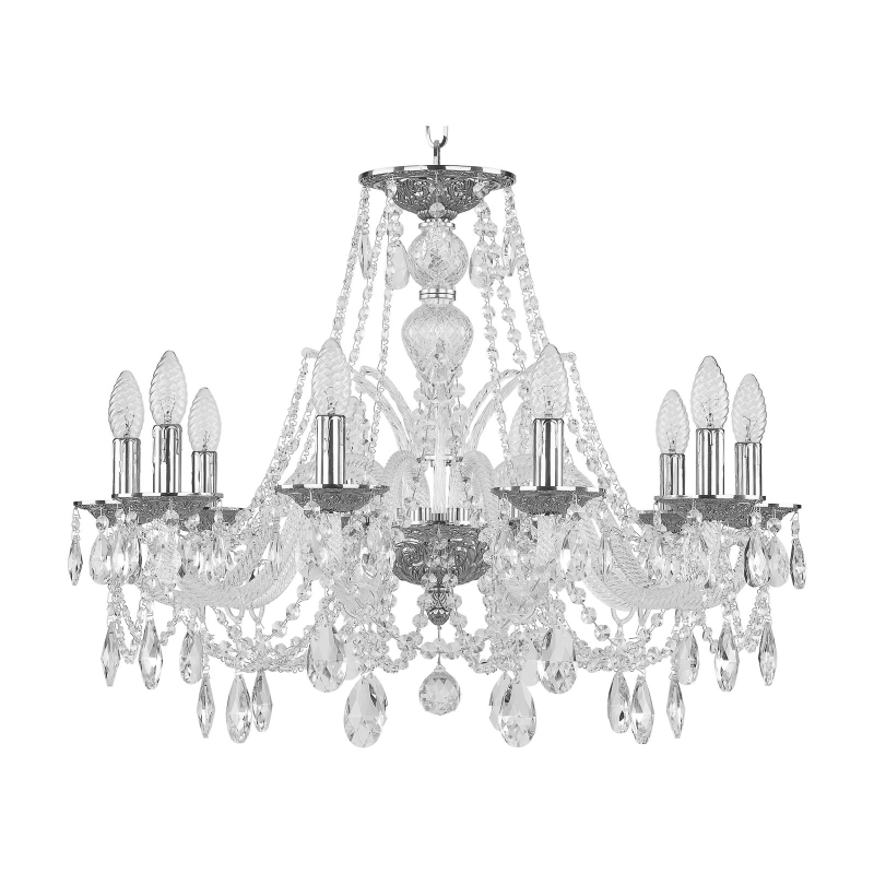 Подвесная люстра Bohemia Ivele Crystal 1605/10/240 Ni