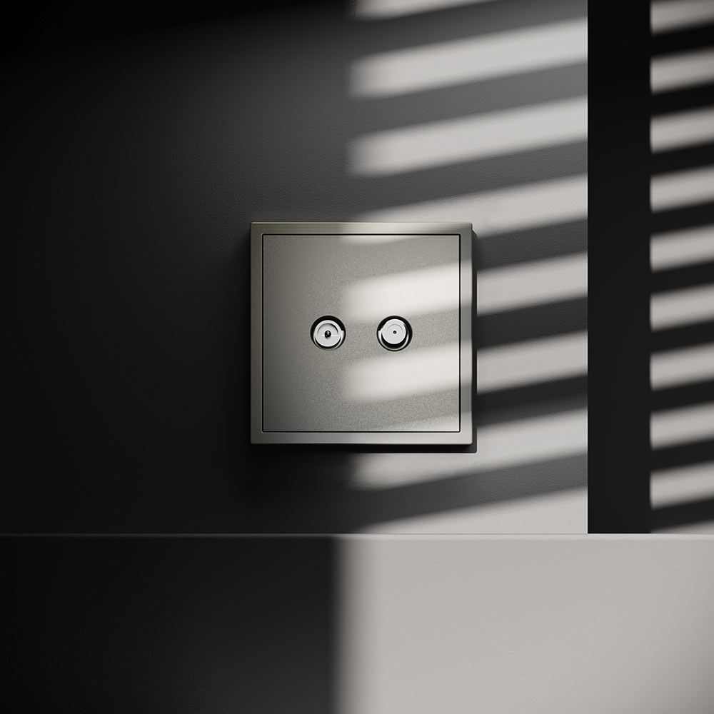 Розетка телевизионная Voltum S70 VLS060404 (шелк)