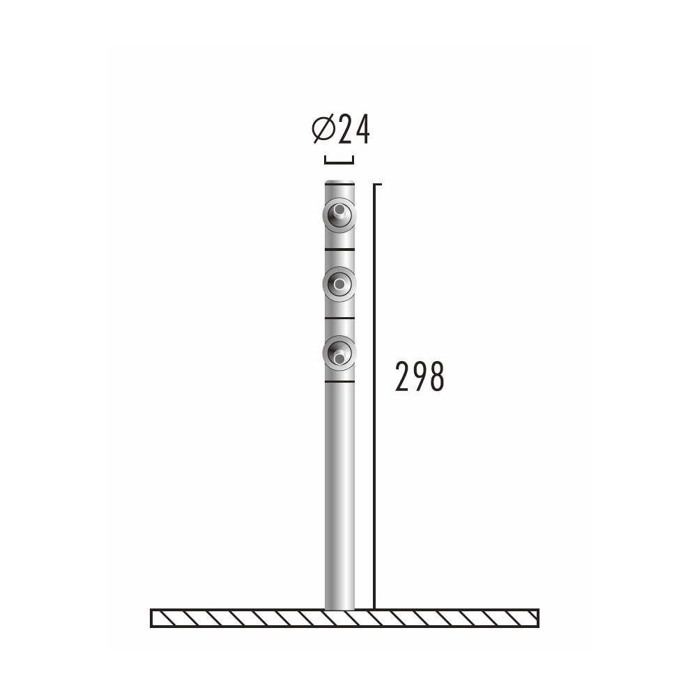 Уличный светильник Delight Collection 7162 71-62-921 cool white silver