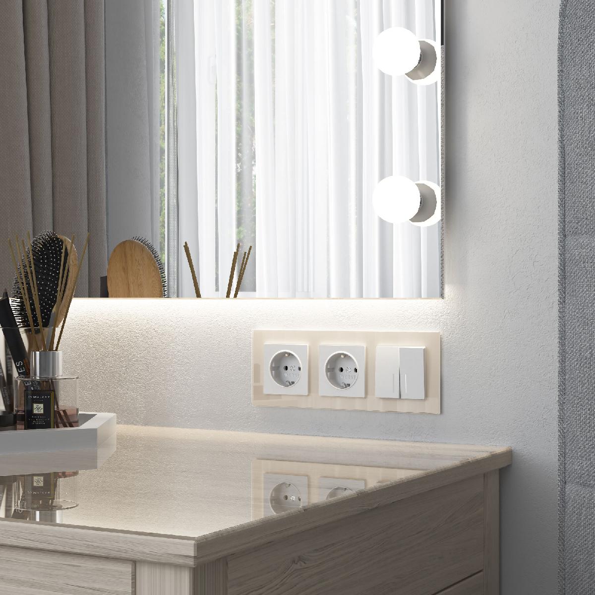 Выключатель двухклавишный Werkel 4690389184666 W1120161 a059273