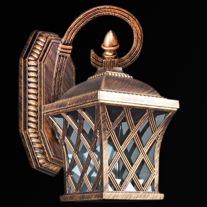 Уличный настенный светильник Reluce 09017-0.2-001W BKG