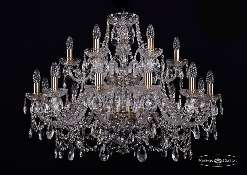 Подвесная люстра Bohemia Ivele 1411/12+6/300/2d/Pa