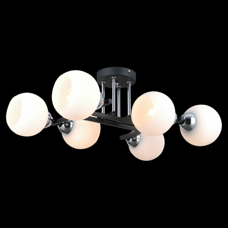 Люстра на штанге Illumico IL0412-6CSQ-79 BK CR