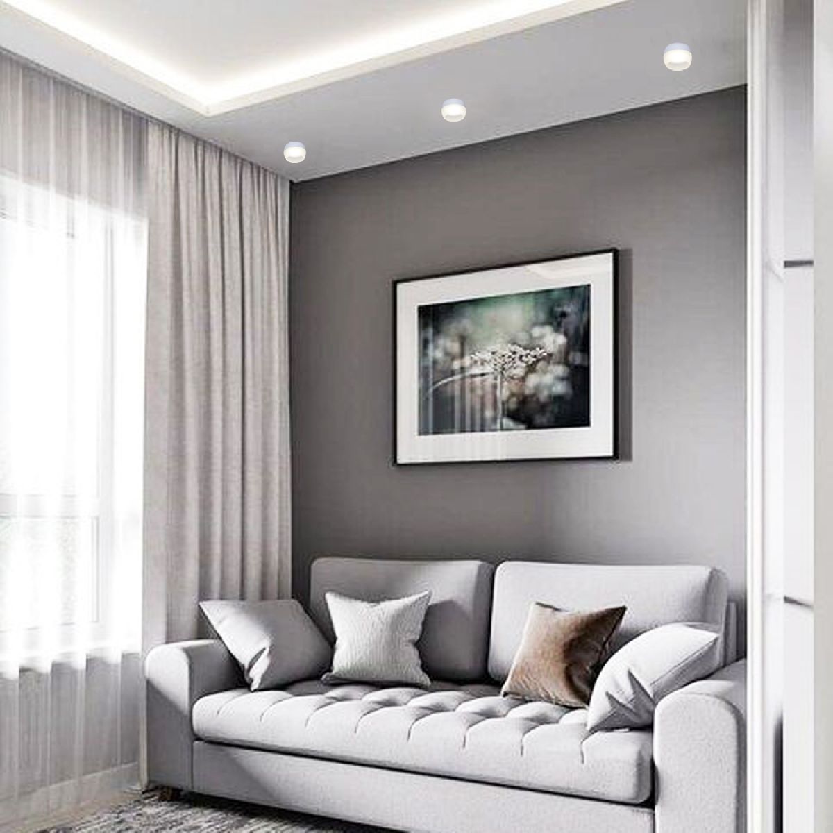 Накладной светильник Reluce 53008-9.5-001CT GX53 WT